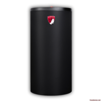 Бойлер косвенного нагрева Federica Bugatti INOX 800, 110 литров, чёрный (бак в баке)